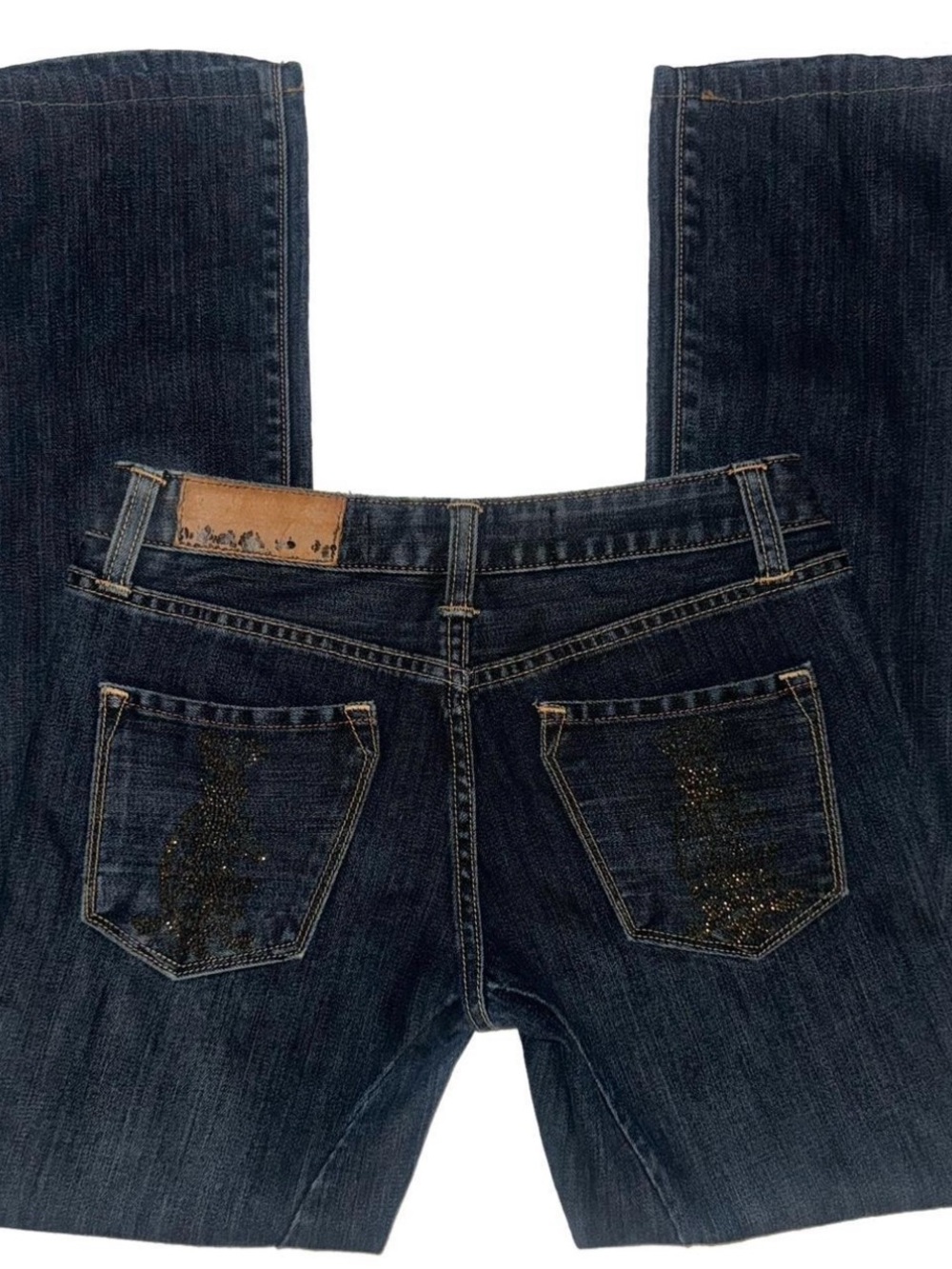 Vintage Christian Audigier Gold Embellished Jeans
